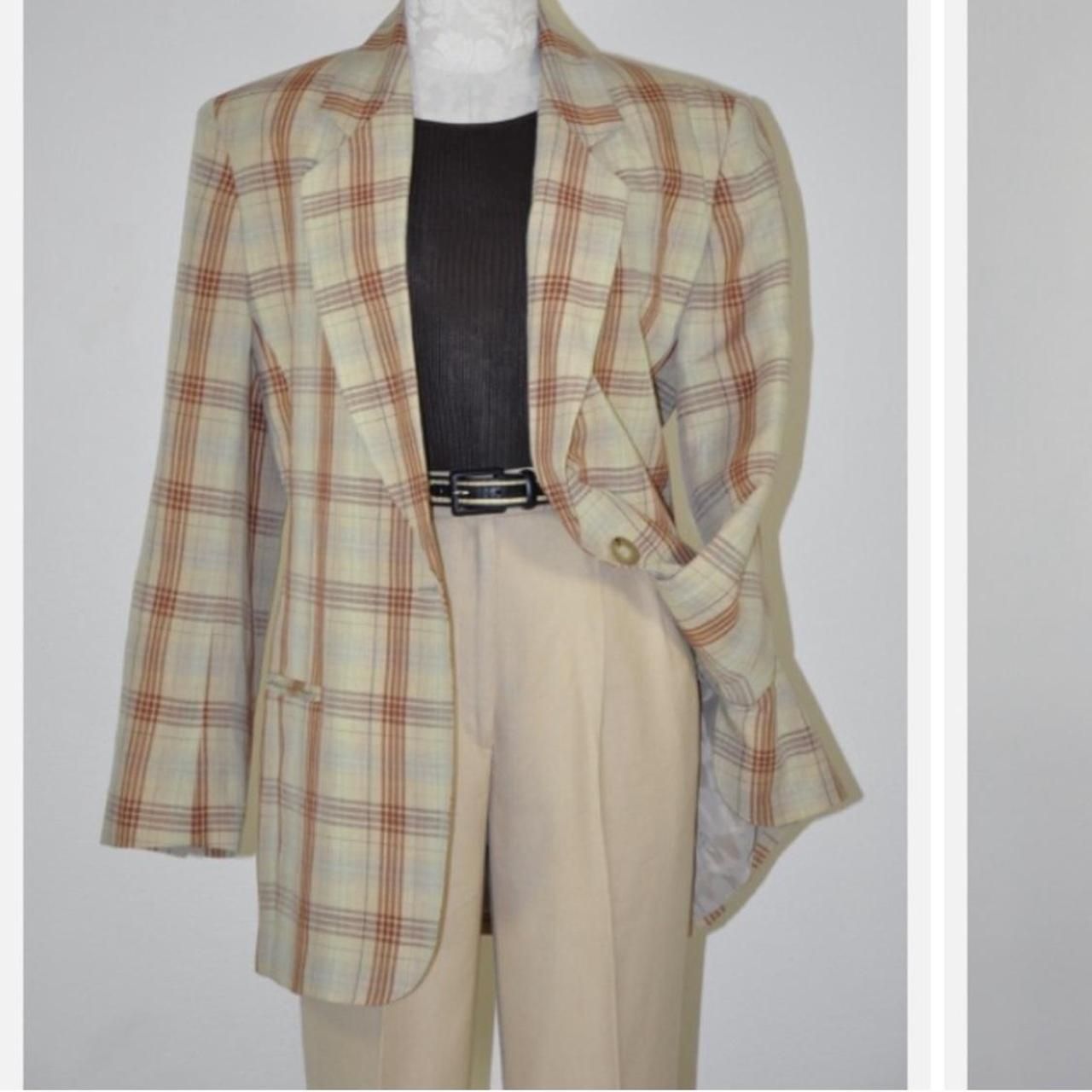 The-Limited Women's Tan And Cream Jacket
